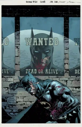 Batman #162 main cover by Jim Lee (DC Comics) Batman #162 main cover