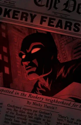 Batman: Dark Patterns #8 main cover by Hayden Sherman (DC Comics) preview of Batman: Dark Patterns #8 main cover