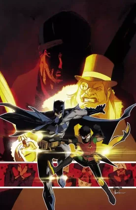 Batman and Robin #25 main cover by Javier Fernández (DC Comics) Batman and Robin #25 main cover