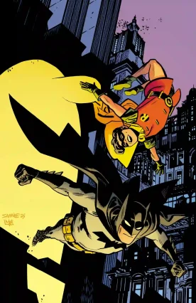 Batman & Robin: Year One #12 main cover by Chris Samnee (DC Comics) Batman & Robin: Year One #12 main cover