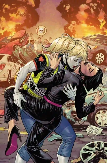 Harley Quinn #59 main cover by Yanick Paquette (DC Comics) Harley Quinn #59 main cover by Yanick Paquette (DC Comics)