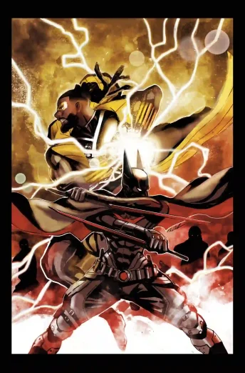 Batman/Static: Beyond #5 main cover by Nikolas Draper-Ivey (DC Comics)